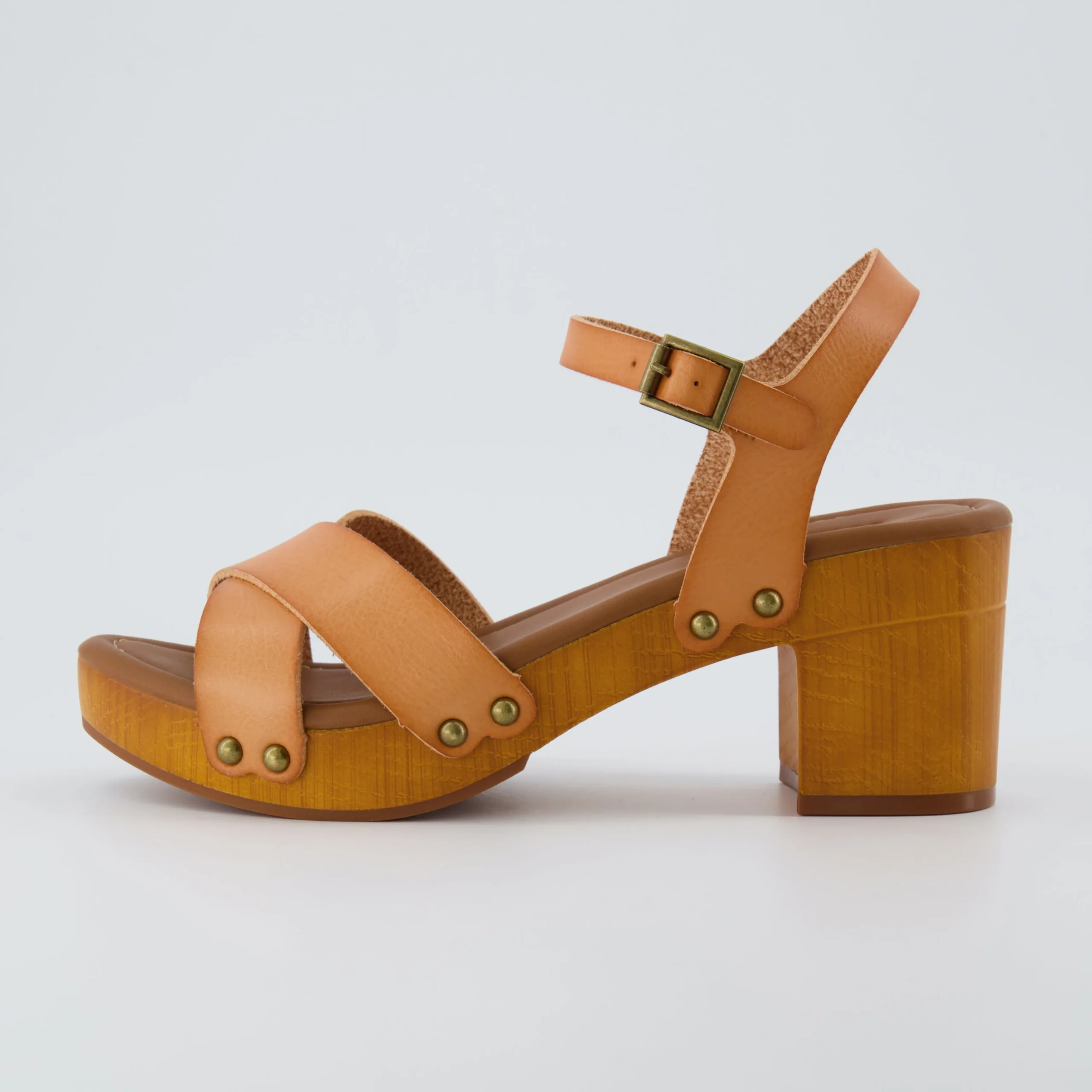 Platform Sandals | Dress Sandals>Cushionaire Slate Faux Wood Sandals