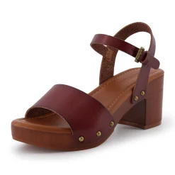 Dress Sandals | Dress Sandals>Cushionaire Sloan Faux Wood Sandals