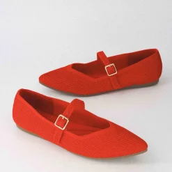 Mary Janes | Casuals>Cushionaire Sonnet Mary Jane Knit Flat