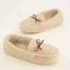 Slippers>Cushionaire Star Sherpa Moccasin Slippers
