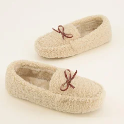 Slippers>Cushionaire Star Sherpa Moccasin Slippers