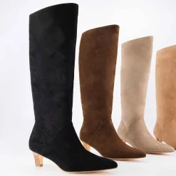 Dress Boots>Cushionaire Stiles Tall Kitten Boot