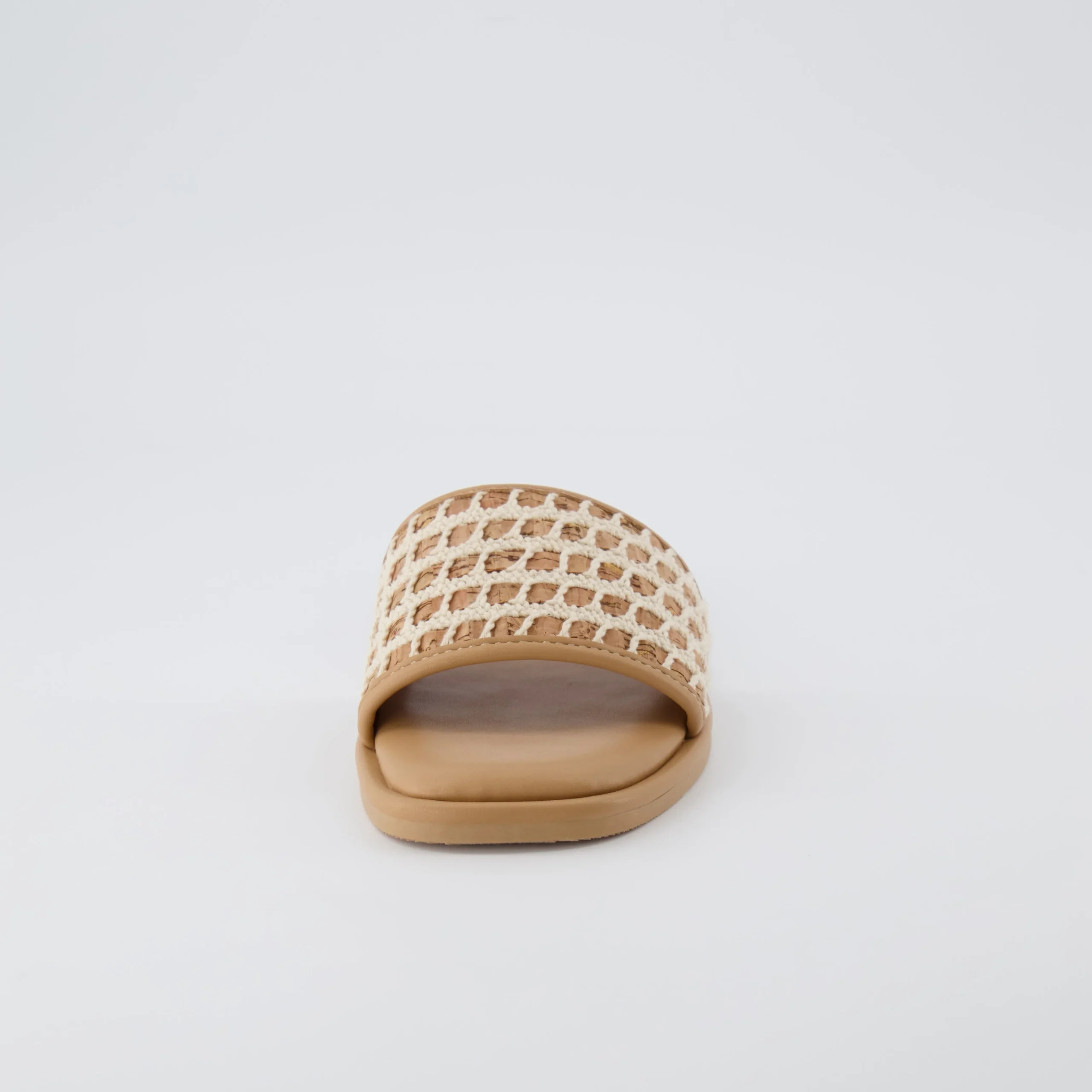 Slide Sandals | Flat Sandals>Cushionaire Taffy Crochet Slide Sandal