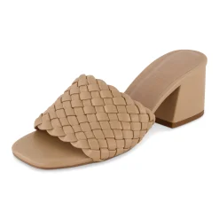 Dress Sandals | Dress Sandals>Cushionaire Tasha Woven Block Heel Sandal