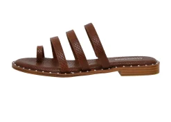 Slide Sandals | Flat Sandals>Cushionaire Tess Triple Band Slide Sandal