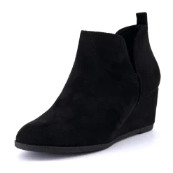 Booties>Cushionaire Tito Wedge Bootie