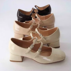 Mary Janes>Cushionaire Twiggy Patent Mary Jane