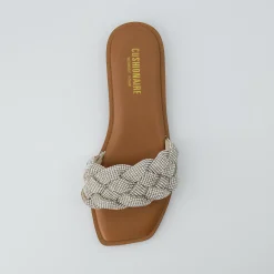 Slide Sandals | Flat Sandals><noscript><img width=