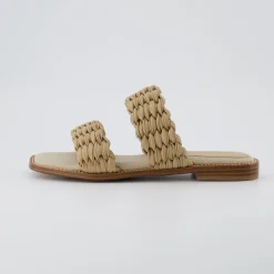 Slide Sandals | Flat Sandals>Cushionaire Vibe Braided Two Band Sandal