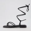 Flat Sandals>Cushionaire Virtue Lace Up Sandal