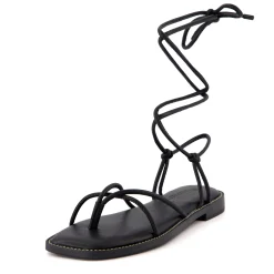 Flat Sandals>Cushionaire Virtue Lace Up Sandal