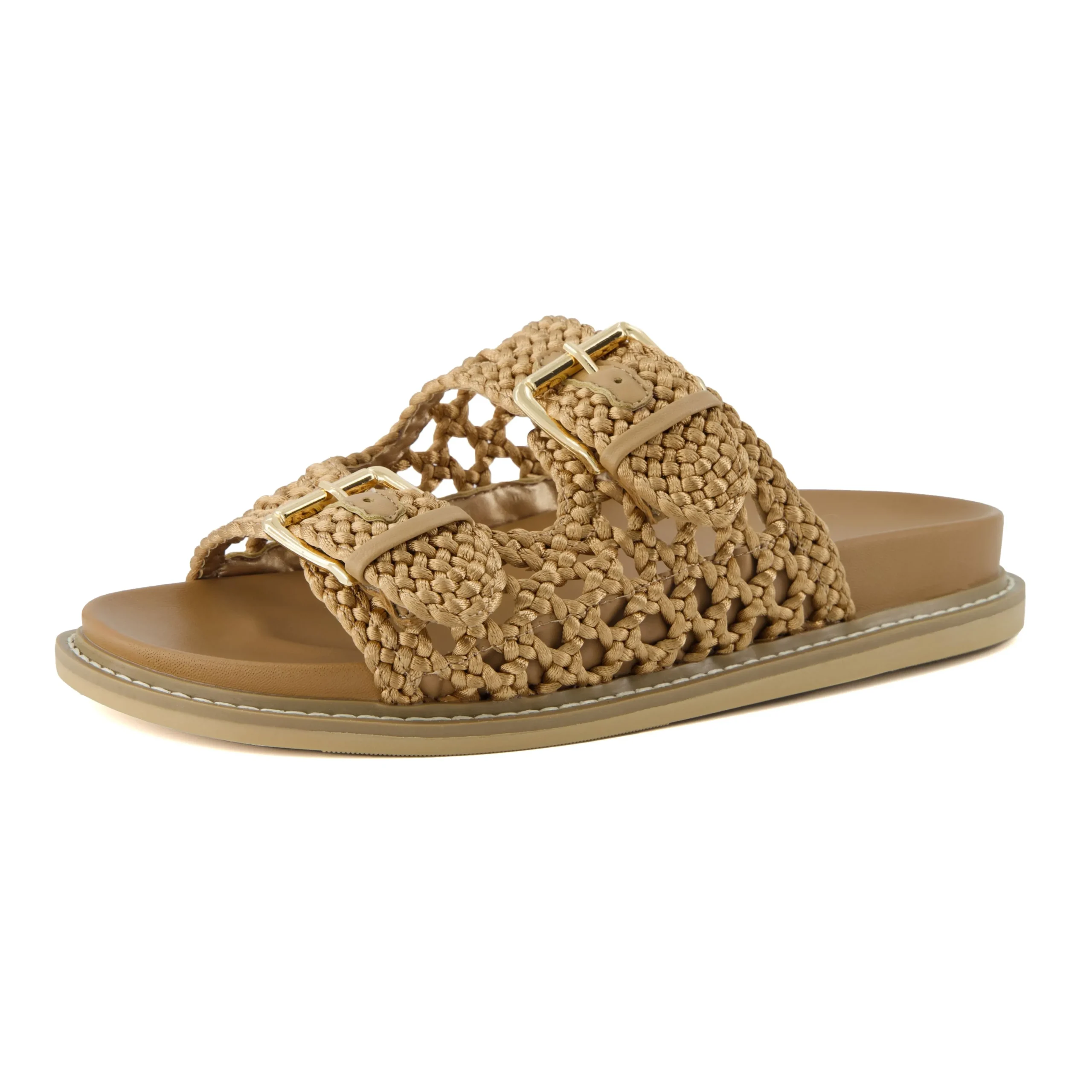 Footbed Sandals>Cushionaire Weaver Footbed Sandal