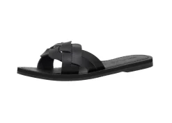 Slide Sandals | Flat Sandals>Cushionaire Winnie Woven One Band Sandal